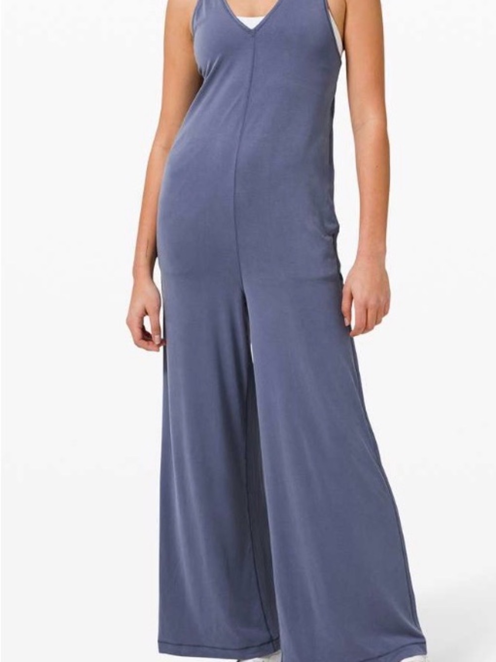 lululemon athletica Sleeveless V-Neck jumpsuit in Slate Blue - Picture 10 of 12